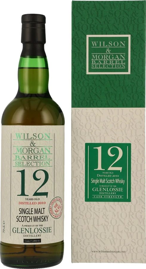 Glenlossie 2010 WM Barrel Selection Cask Strength 2yo 1st Fill Oloroso Sherry Butt Finish Rossi & Rossi Treviso 54.5% 700ml