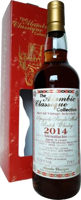 Glenallachie 2014 AC Special Vintage Selection 63.9% 700ml