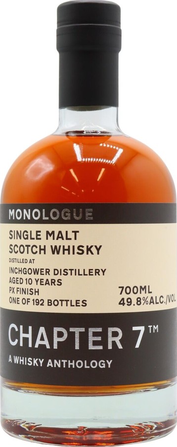 Inchgower 2013 Ch7 A Whisky Anthology Monologue 49.8% 700ml