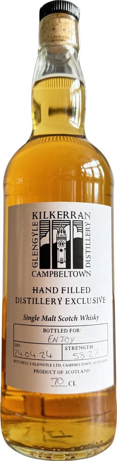 Kilkerran Hand Filled Distillery Exclusive 58.2% 700ml