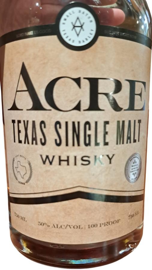 Acre Texas Single Malt 50% 750ml