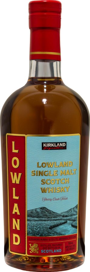 Kirkland Signature Lowland Single malt Scotch Whisky AMC Costco 46% 750ml