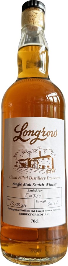 Longrow Hand Filled Distillery Exclusive 54.7% 700ml