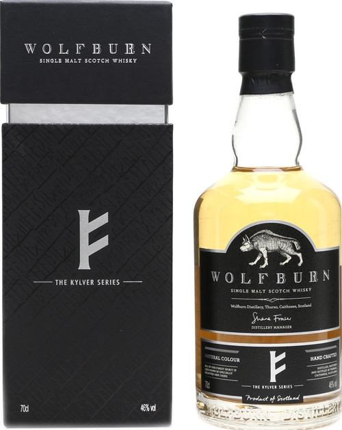 Wolfburn The Kylver Series Bourbon Casks Caithness Viking Festival Thurso 46% 700ml