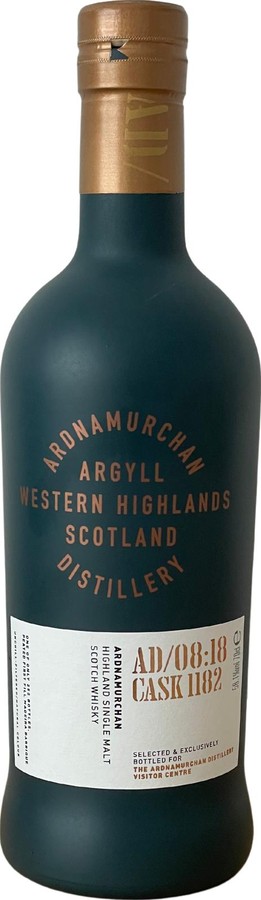 Ardnamurchan 2018 AD 08:18 CK1182 Distillery Exclusive The Ardnamurchan Distillery Visitor Centre 58.1% 700ml