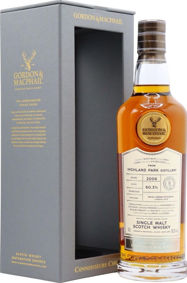 Highland Park 2006 GM Connoisseurs Choice Cask Strength 60.3% 700ml