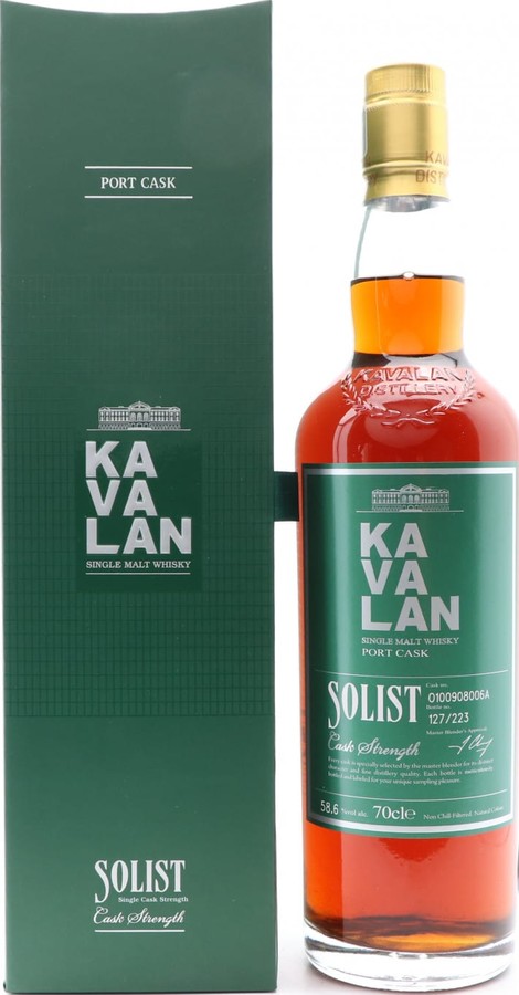 Kavalan Solist Port Cask 58.6% 700ml