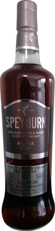 Speyburn 2004 Single Cask Speyside Festival 2024 58.6% 700ml