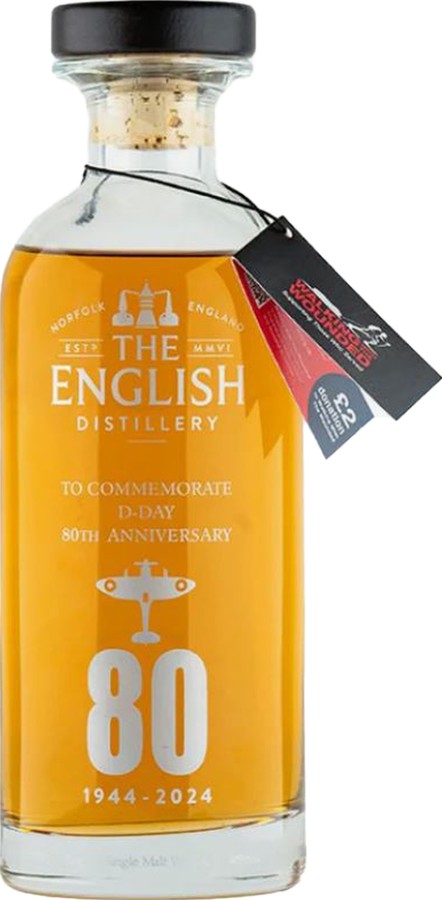 The English Whisky D Day 80th Anniversary Walking With The Wounded 46% 700ml