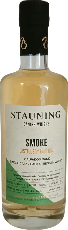 Stauning 2019 Distillery Edition Smoke Calvados Cask 62.2% 350ml