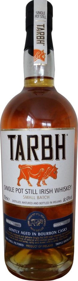 Single Pot Still Irish Whisky Tarbh UD W&B Quality Products GmbH & Co. KG 43% 700ml