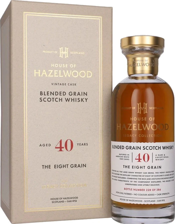 House of Hazelwood 40yo The Legacy Collection The Eight Grain 48.5% 700ml