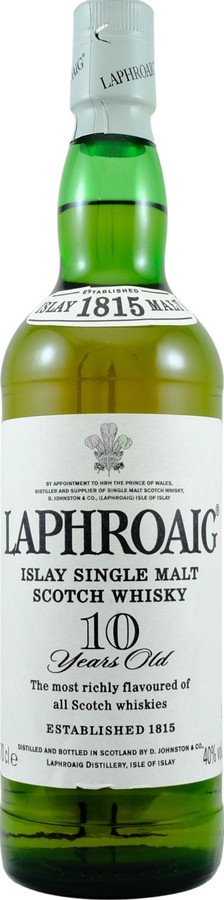 Laphroaig 10yo Single Islay Malt Allied Domeco Spirits & Wine Italia S.P.A. Assago Milano 40% 1000ml