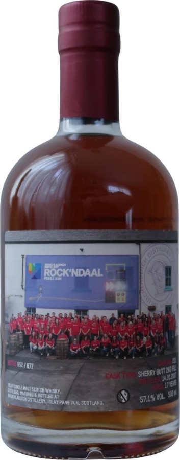 Bruichladdich 2007 Feis Ile team photo Valinch 2023 Distillery only 57.1% 500ml