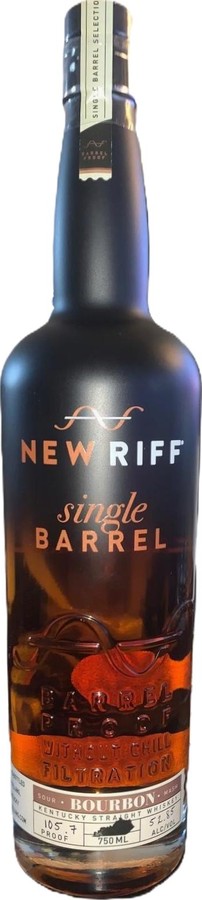 New Riff 2018 Single Barrel Bourbon N10 Bourbons 52.85% 750ml