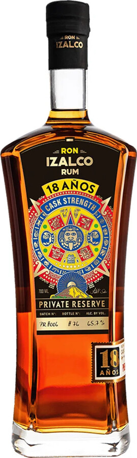 Ron Izalco Private Reserve 18yo 65.7% 700ml