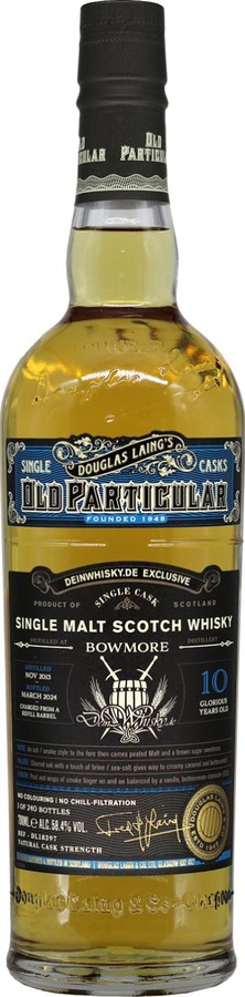 Bowmore 2013 DL Old Particular deinwhisky.de 58.4% 700ml