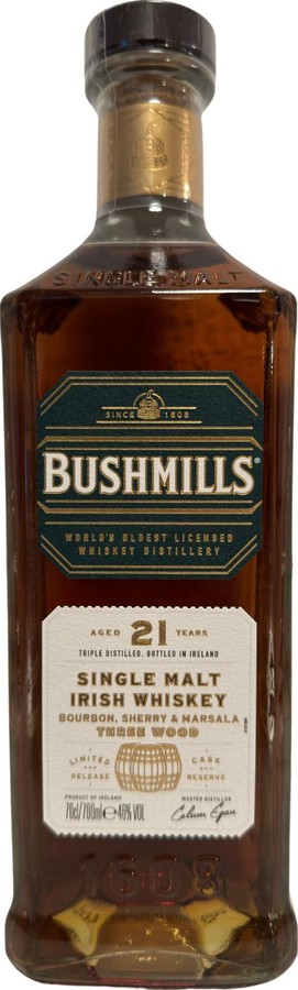 Bushmills 21yo Cask Reserve Travel Exclusive 46% 700ml