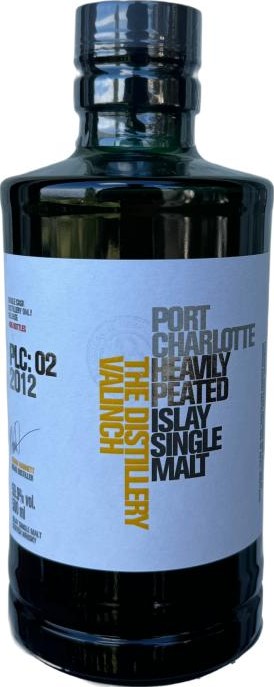 Port Charlotte 2012 PLC:02 The Distillery Valinch Distillery only 59.9% 500ml