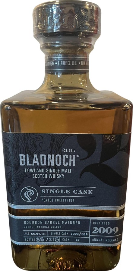 Bladnoch 2009 Peated Collection 55.9% 700ml