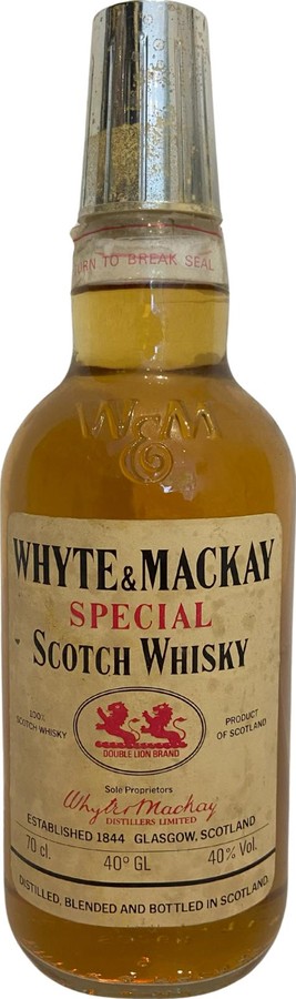 Whyte & Mackay Special Scotch Whisky W&M 100% scotch whisky 40% 700ml