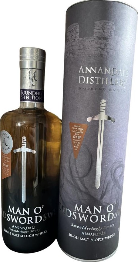 Annandale 2016 Man O Sword Founders Selection 60.3% 700ml