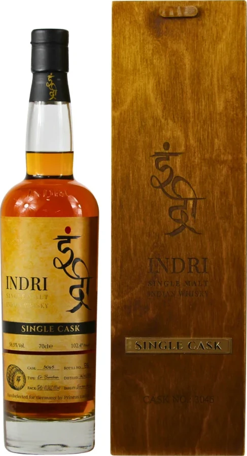 Indri 2017 Single Cask Prineus GmbH 58.5% 700ml