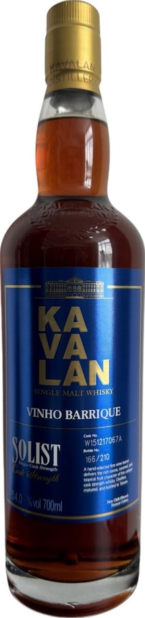 Kavalan Solist wine Barrique 54% 700ml