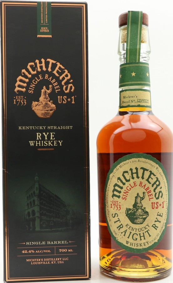 Michter's US 1 Single Barrel Straight Rye Single Barrel 42.4% 700ml