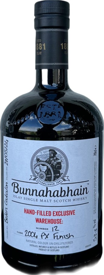 Bunnahabhain 2004 Warhouse #9 53.3% 700ml