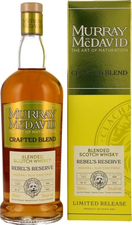 Blended Scotch Whisky Mm Crafted Blend Rebel's Reserve 50% 700ml