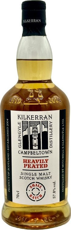 Kilkerran Heavily Peated Small Batch Batch 10 57.8% 700ml