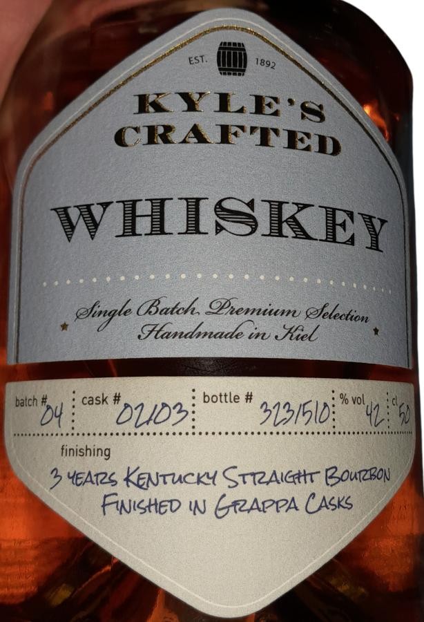 Kyle's Crafted 3yo 42% 500ml