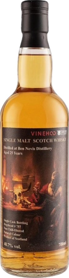 Ben Nevis 1998 OXH Joint bottling with Vinehoo 48.7% 700ml