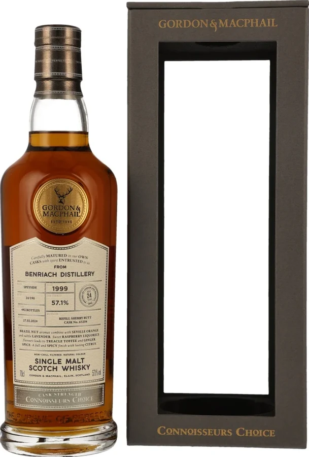 BenRiach 1999 GM Connoisseurs Choice Cask Strength 57.1% 700ml