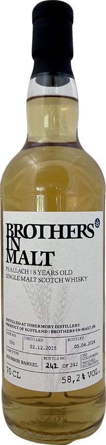 Peallach 2015 BiM 58.2% 700ml