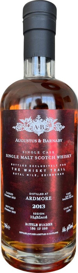 Ardmore 2013 A&B Whisky Trail Edinburgh 46% 700ml