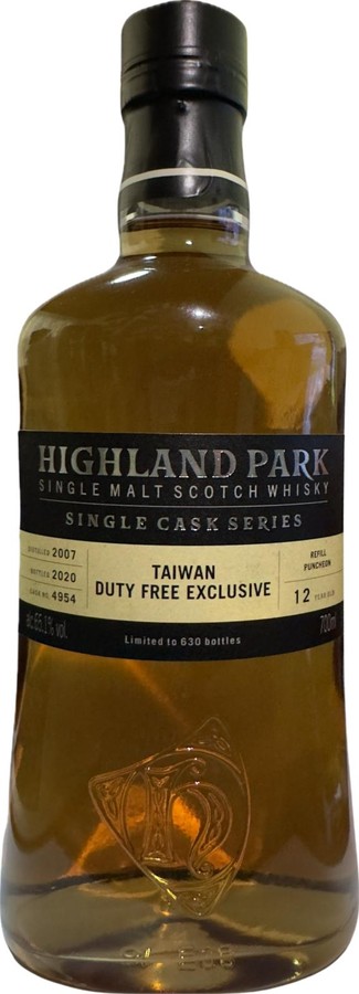 Highland Park 2007 Single Cask Series Taiwan Duty Free Exclusive 65.1% 700ml