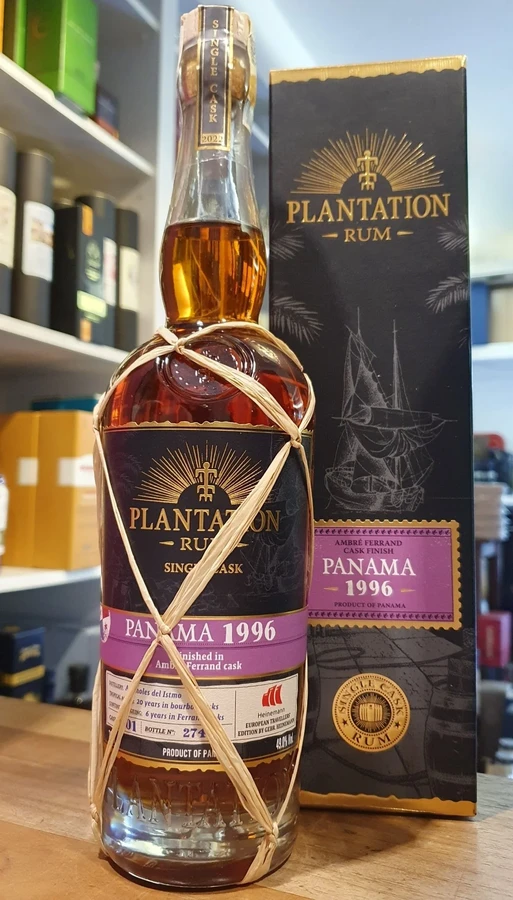 Plantation 1996 Alcoholes Del Istmo Panama Single Cask Bottled for Heinemann 26yo 49% 700ml