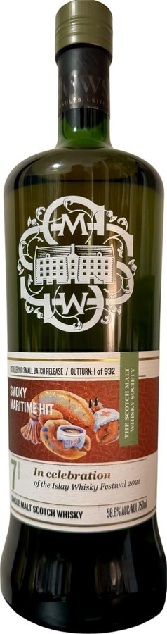 The Scotch Malt Whisky Society 7yo SMWS Smoky Maritime Hit SMWS USA Exclusive 58.6% 750ml