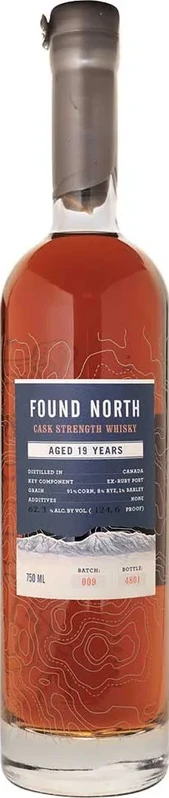 Found North 19yo Cask Strength Whisky 62.3% 750ml