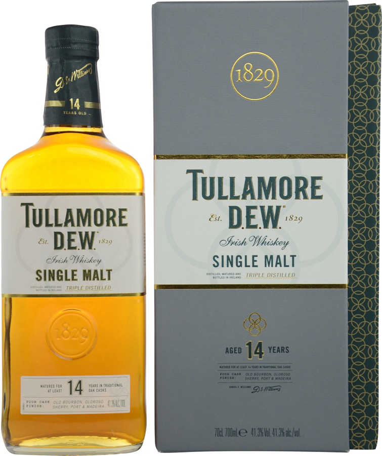 Tullamore Dew 14yo Four Cask Finish 41.3% 700ml