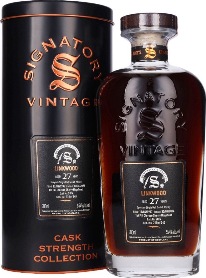 Linkwood 1997 SV Cask Strength Collection Symington's Choice 55.4% 700ml