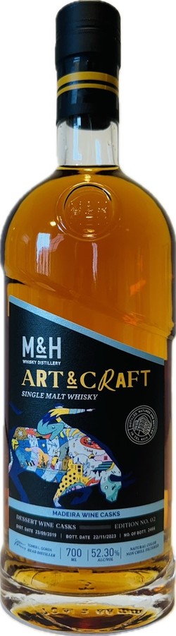 M&H 2019 Art & Craft Madeira Casks 52.3% 700ml