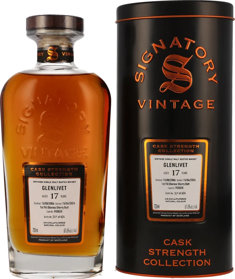 Glenlivet 2006 SV Cask Strength Collection 61.6% 700ml