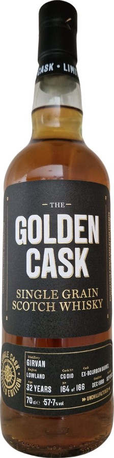 Girvan 1989 HMcD The Golden Cask 57.7% 700ml