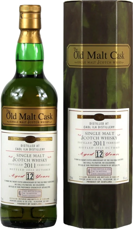 Caol Ila 2011 HL The Old Malt Cask 25th Anniversary Manzanilla sherry butt 50% 700ml