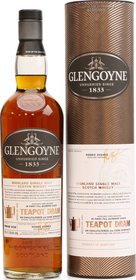 Glengoyne Teapot Dram Distillery Only First Fill Oloroso Casks Batch 005 59.6% 700ml