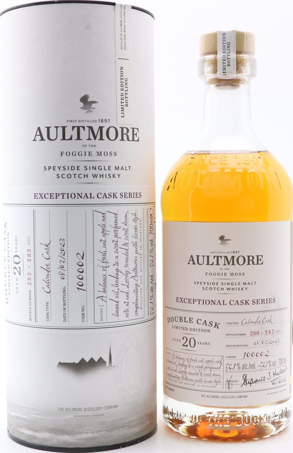 Aultmore 20yo Exceptional Cask Series 52.1% 700ml