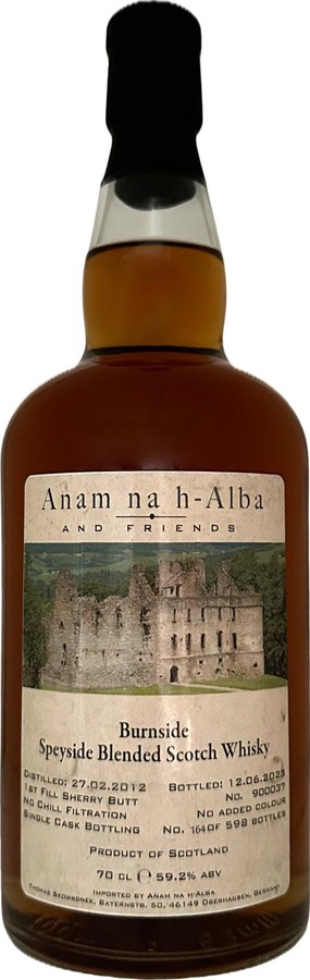 Burnside 2012 ANHA Anam na h-Alba and Friends 59.2% 700ml